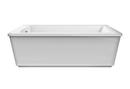 66 x 32 in. Soaker Drop-In Bathtub with End Drain in White