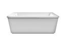 60 x 30 in. Soaker Drop-In Bathtub with End Drain in White