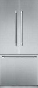 35-3/4 in. 19.8 cu. ft. Built-in French Door and Full Refrigerator in Stainless Steel