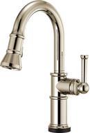Single Handle Pull Down Bar Faucet in Brilliance® Polished Nickel