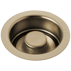 1-11/16 x 4-1/2 in. Brass Disposer Flange and Stopper in Luxe Gold