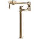 Two Handle Lever Handle Pot Filler in Luxe Gold