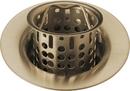 1-5/8 in. Brass Basket Strainer in Luxe Gold