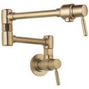 Wall Mount Pot Filler in Luxe Gold