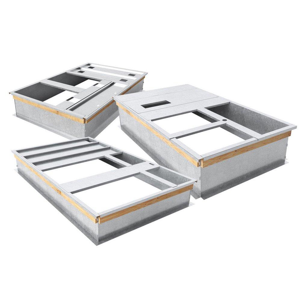 Micrometl 11 in. Curb Box Galvanized 