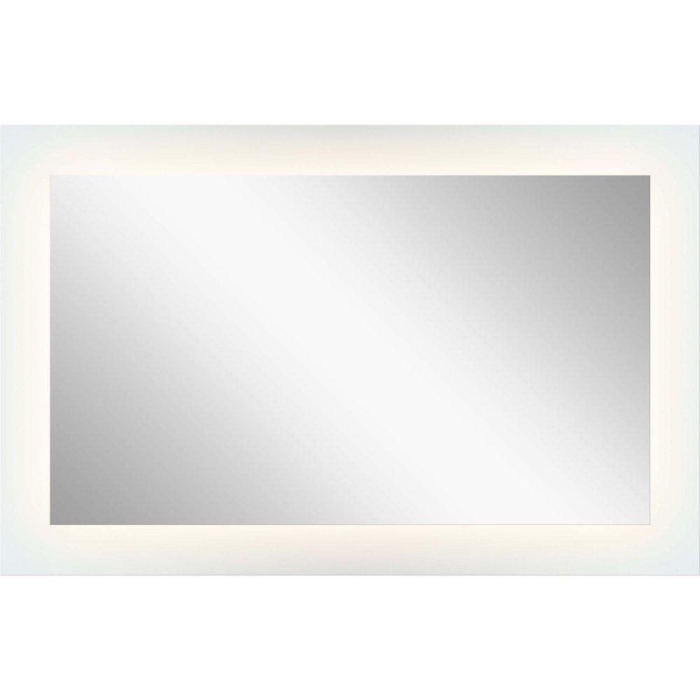 &eacute;lan Frosted Edge Rectangular LED Mirror 