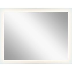 42 x 54 x 2-99/100 in. Frameless Mirror Rectangular in Silver