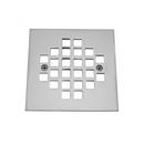 4-1/4 in. Square Shower Drain Plate in Bronze Umber