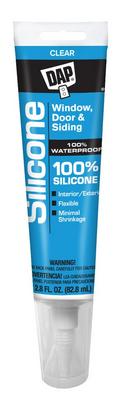 2.8 oz. Silicone Rubber Sealant in Clear