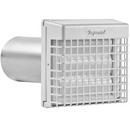 Imperial Manufacturing White 7-1/10 in. White Louvered Hood 
