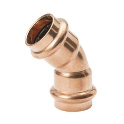 2 in. Copper Press 45&deg; Elbow