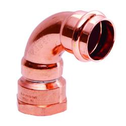 3/4 in. Copper Press 90&deg; Female Elbow