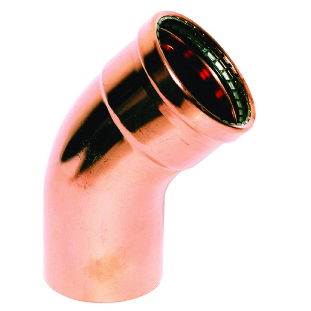 Copper Press 45&deg; Street Elbow 