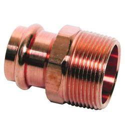 1/2 x 3/4 in. Copper Press Male Adapter