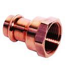 1/2 x 3/4 in. Copper Press Female Adapter