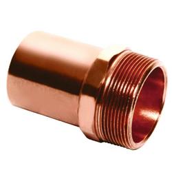 2 in. Copper Press Street Male Adapter
