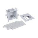 Oatey&reg; White 3-19/50 x 8 x 4-17/20 in. Toilet Quarter-Turn Supply Box 