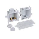Oatey&reg; White 3-19/50 x 4-17/20 x 8 in. Washing Machine Quarter-Turn Outlet Box 