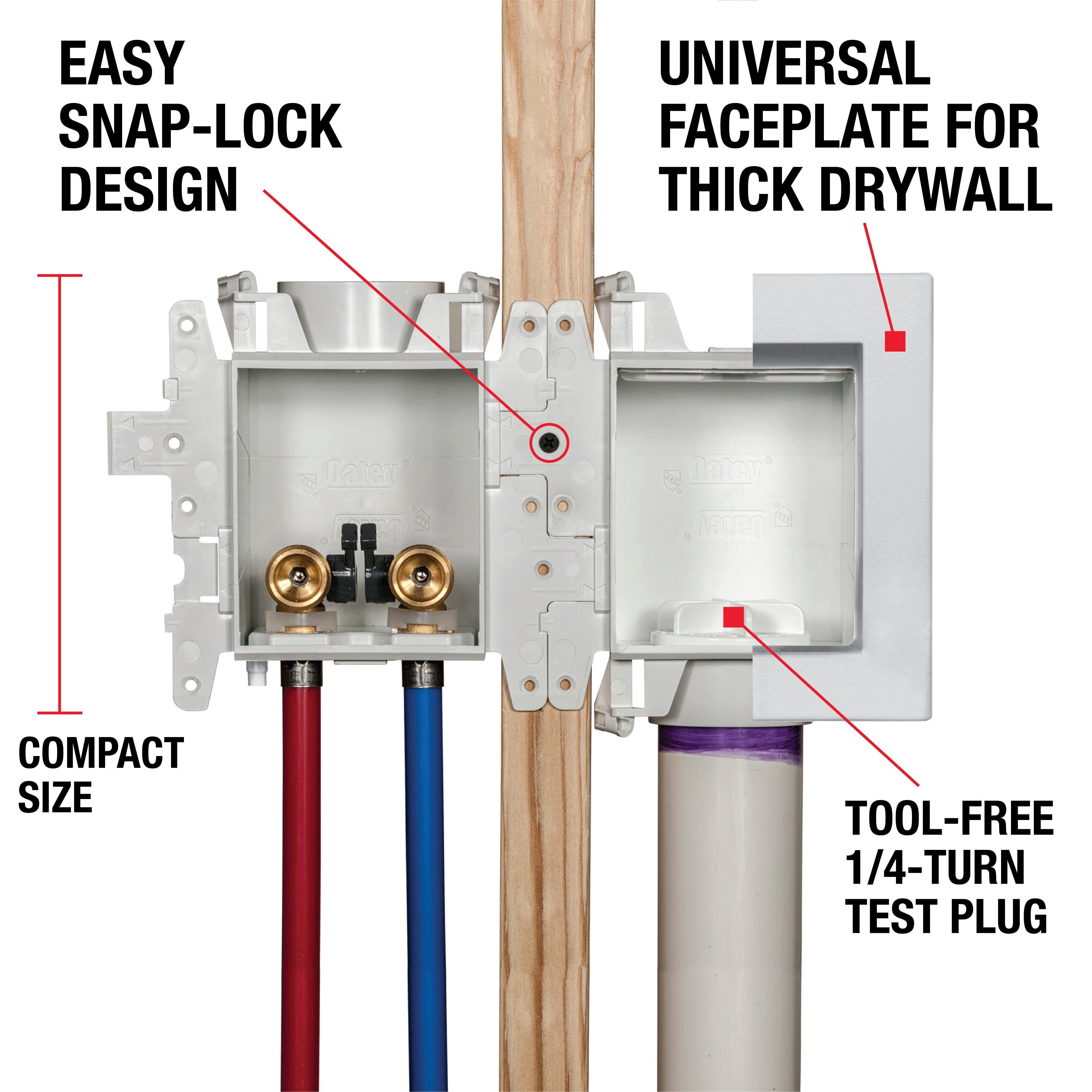 Oatey&reg; White Surevent Standard Drain 