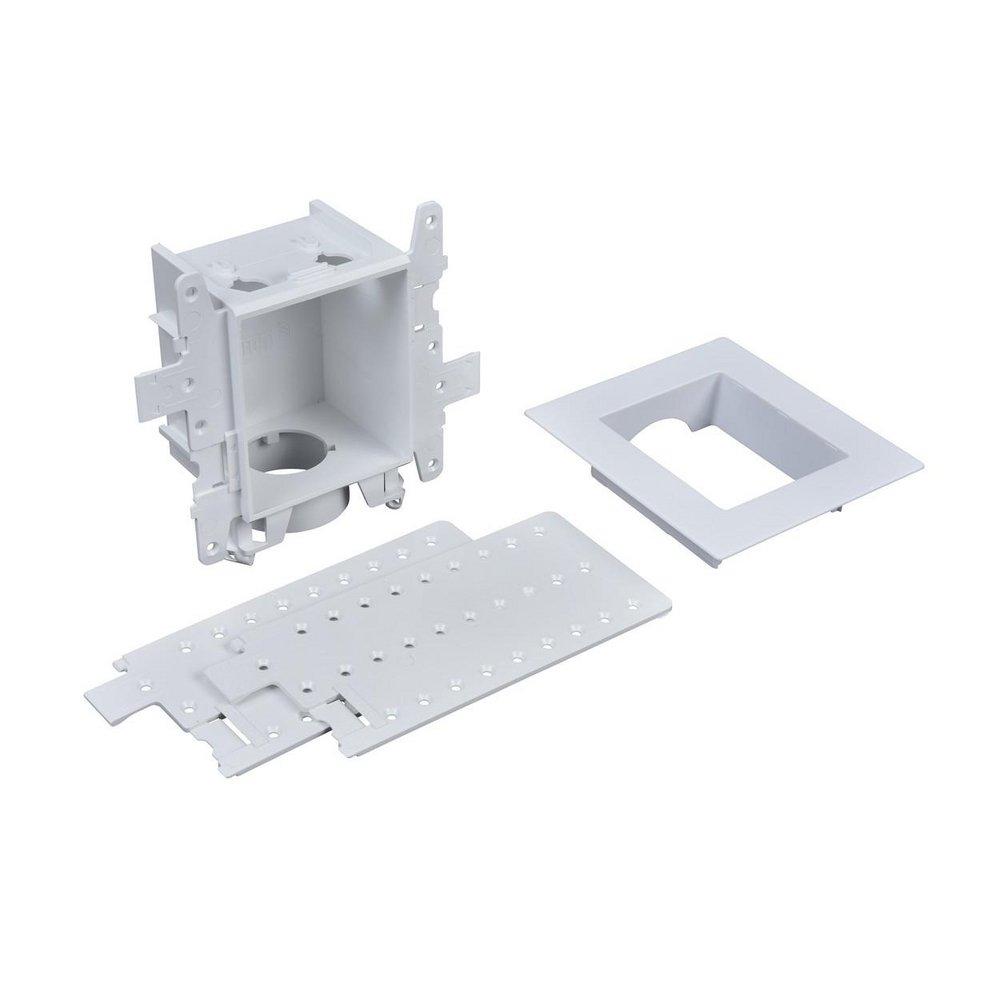 Oatey&reg; White Plain Drain 2-aux Supply Box 