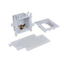 Oatey&reg; White 3-19/50 x 4-17/20 x 8 in. Ice Maker Quarter-Turn Supply Box 