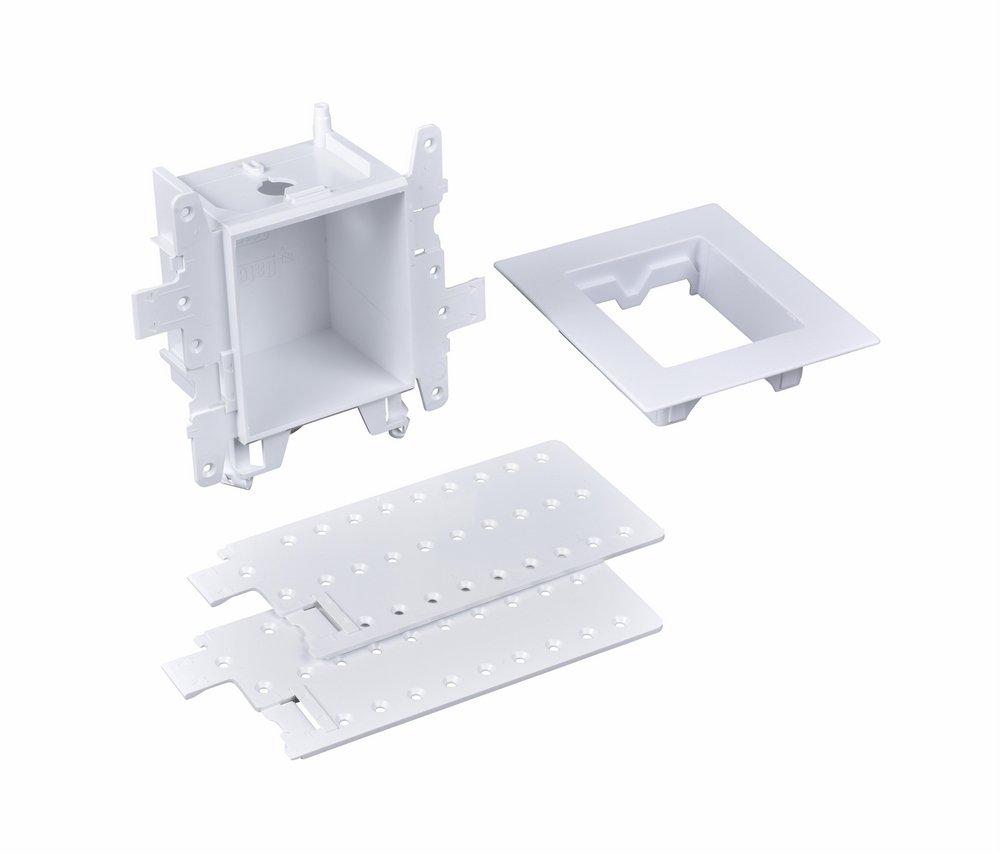 Oatey&reg; White Plain Drain 2-aux Supply Box 