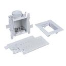 Oatey&reg; White 3-19/50 x 4-17/20 x 8 in. Lavatory Quarter-Turn Supply Box 