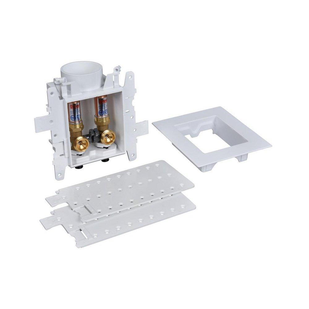 Oatey&reg; White 3-19/50 x 4-17/20 x 8 in. Washing Machine Outlet Box 