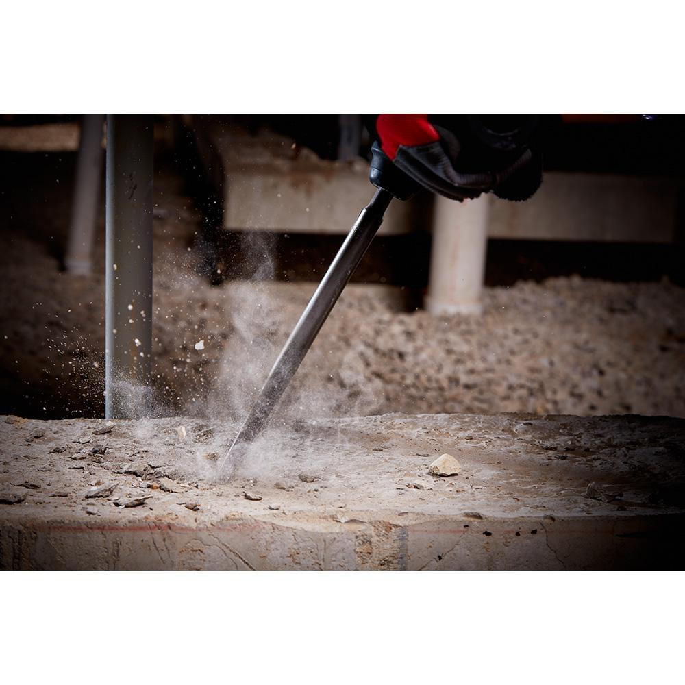 Milwaukee&reg; Silver 10 in. Bull Point Chisel 