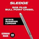 Milwaukee&reg; Silver 10 in. Bull Point Chisel 