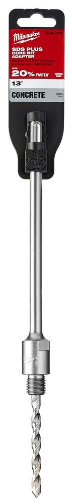 Milwaukee&reg; Silver 2-Piece Core Bit Adapter 