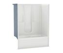 Aker by MAAX White 60 x 33 in. Tub & Shower Unit in White 
