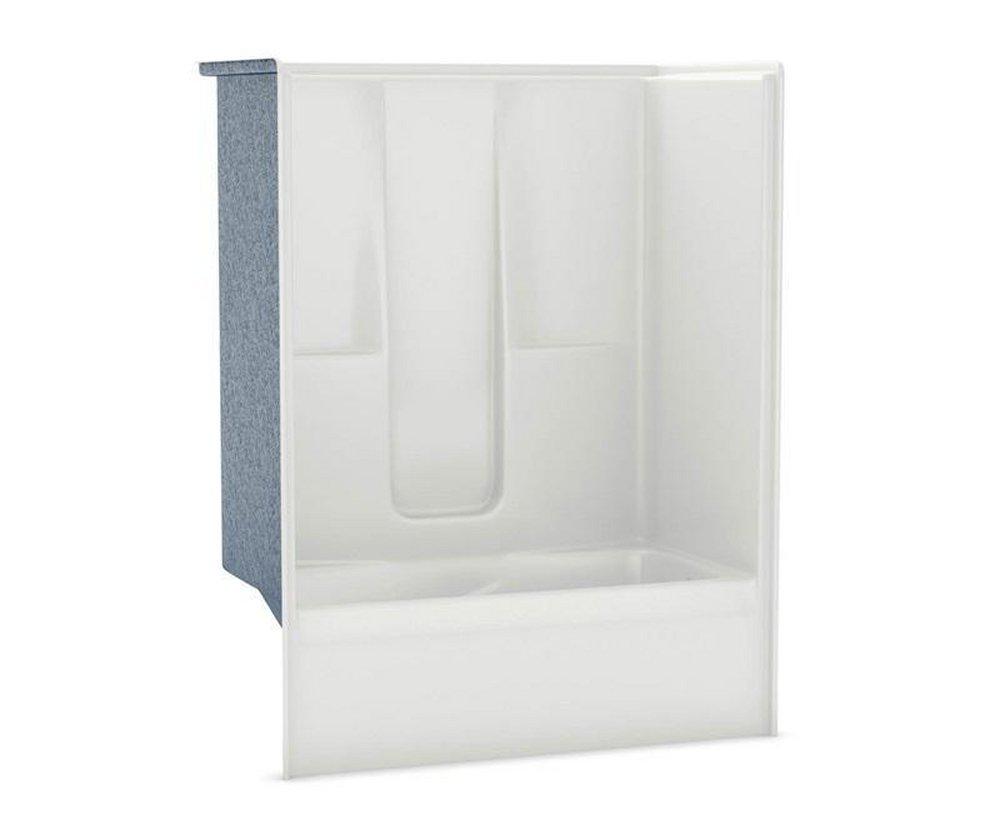 Aker by MAAX White 60 x 33 in. Tub & Shower Unit in White 