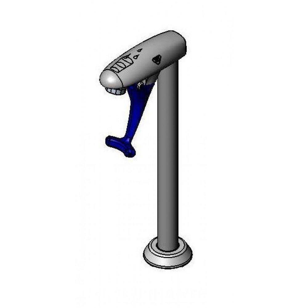 T&S Brass Polished Chrome Plated Water Filter Faucet 