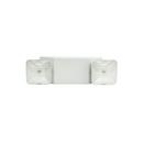 Polycarbonate Square Emergency Light in White 6 Pack