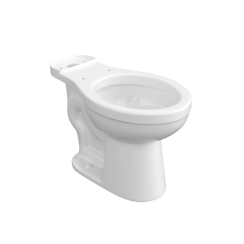 PROFLO&reg; White 16-1/4 in. Elongated Gravity Fed Toilet Bowl 
