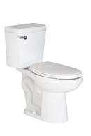PROFLO&reg; White 1.6 gpf Elongated Floor Mount Two Piece Toilet Bowl 