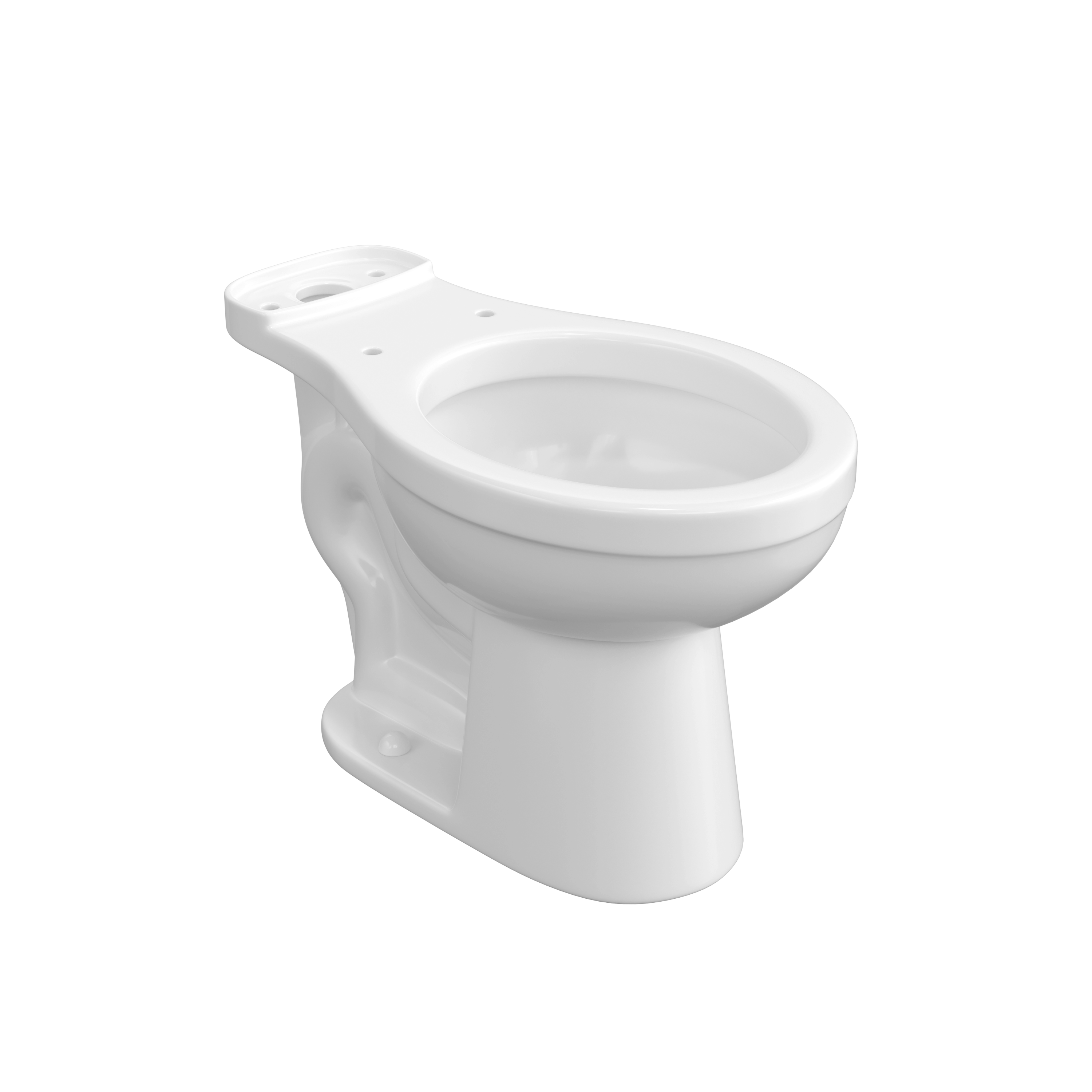 PROFLO&reg; White 1.6 gpf Elongated Floor Mount Two Piece Toilet Bowl 