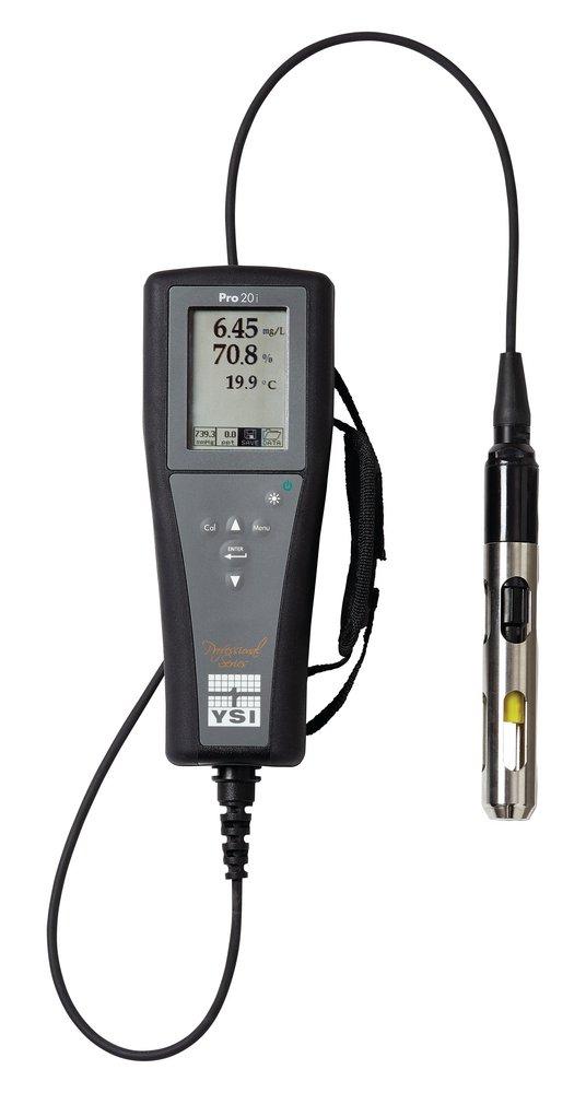 YSI Dissolved Oxygen and Temperature Handheld Instrument with 10-Meter Integral Cable and 2003 Polarographic Sensor Kit 