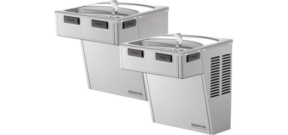 Halsey Taylor Platinum Vinyl 21 in. Wall Mount Bilevel Cooler 