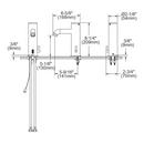 Halsey Taylor Platinum Vinyl 21 in. Wall Mount Bilevel Cooler 