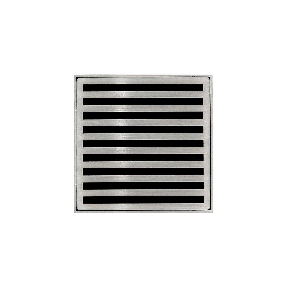 Infinity Drain Satin Stainless 2 in. Plastic Shower Drain 