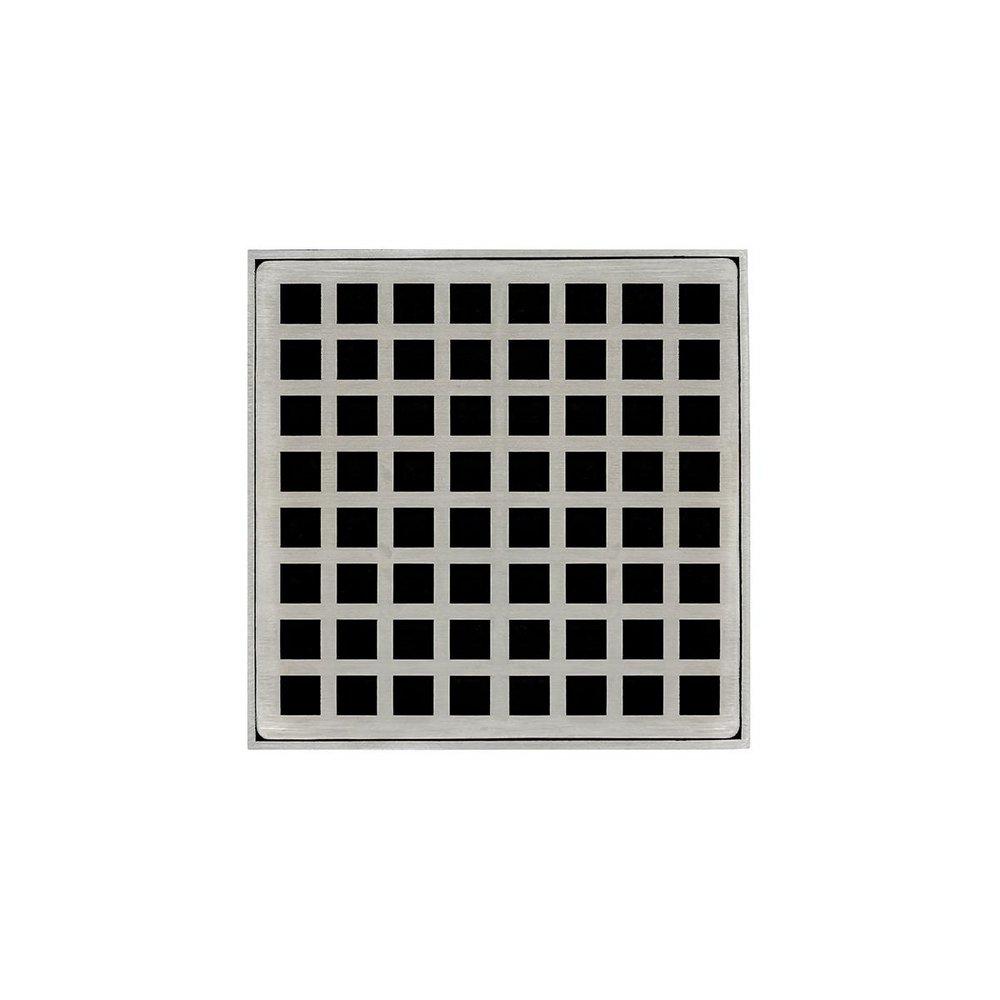 Infinity Drain Satin Stainless 5 in. Strainer with PVC Drain Body 