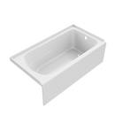 PROFLO&reg; White 60 x 36 in. Soaker Alcove Bathtub in White 