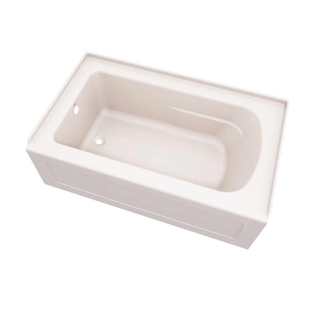PROFLO&reg; Biscuit 60 x 36 in. Soaker Alcove Bathtub in Biscuit 