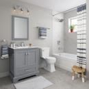 PROFLO&reg; White 60 x 36 in. Whirlpool Alcove Bathtub with Drain in White 