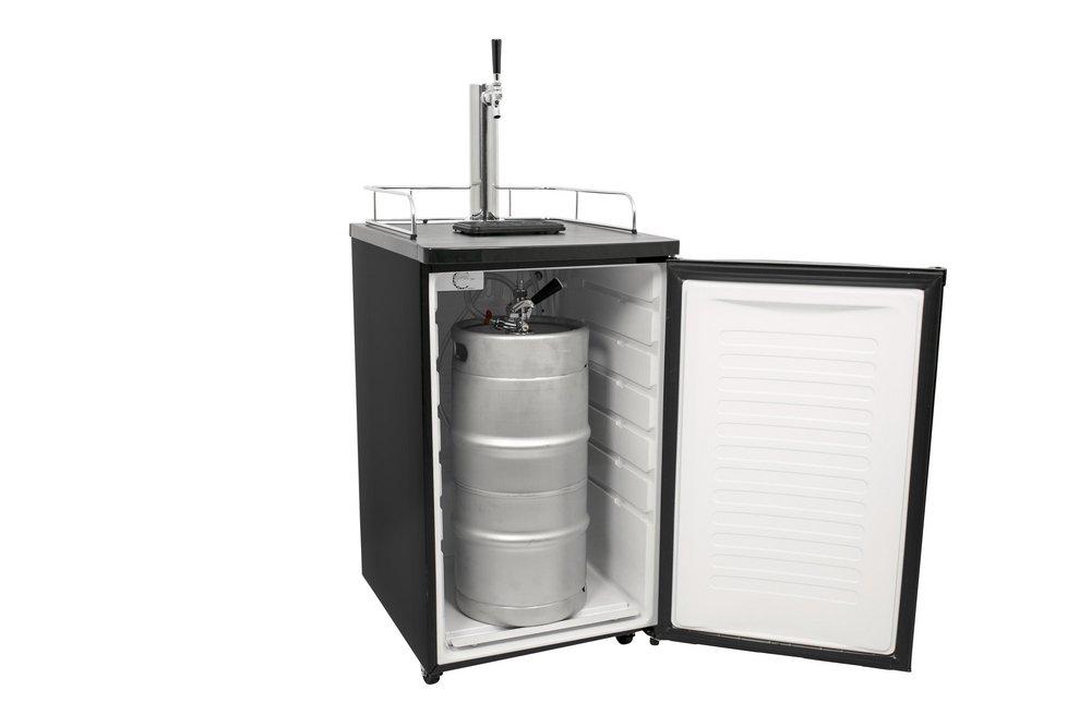 Edgestar Stainless Steel 20-3/16 in. Single Tap Beer Dispenser 