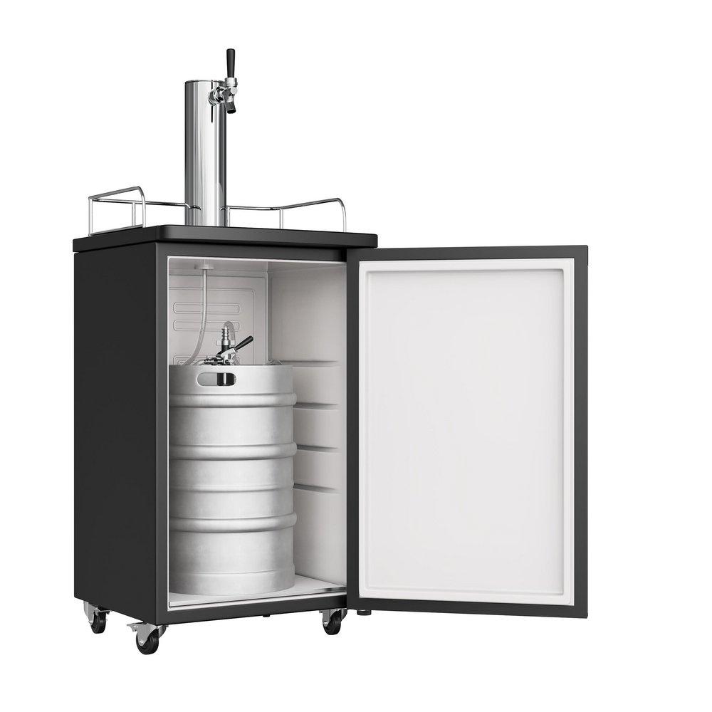 Edgestar Stainless Steel 20-3/16 in. Single Tap Beer Dispenser 