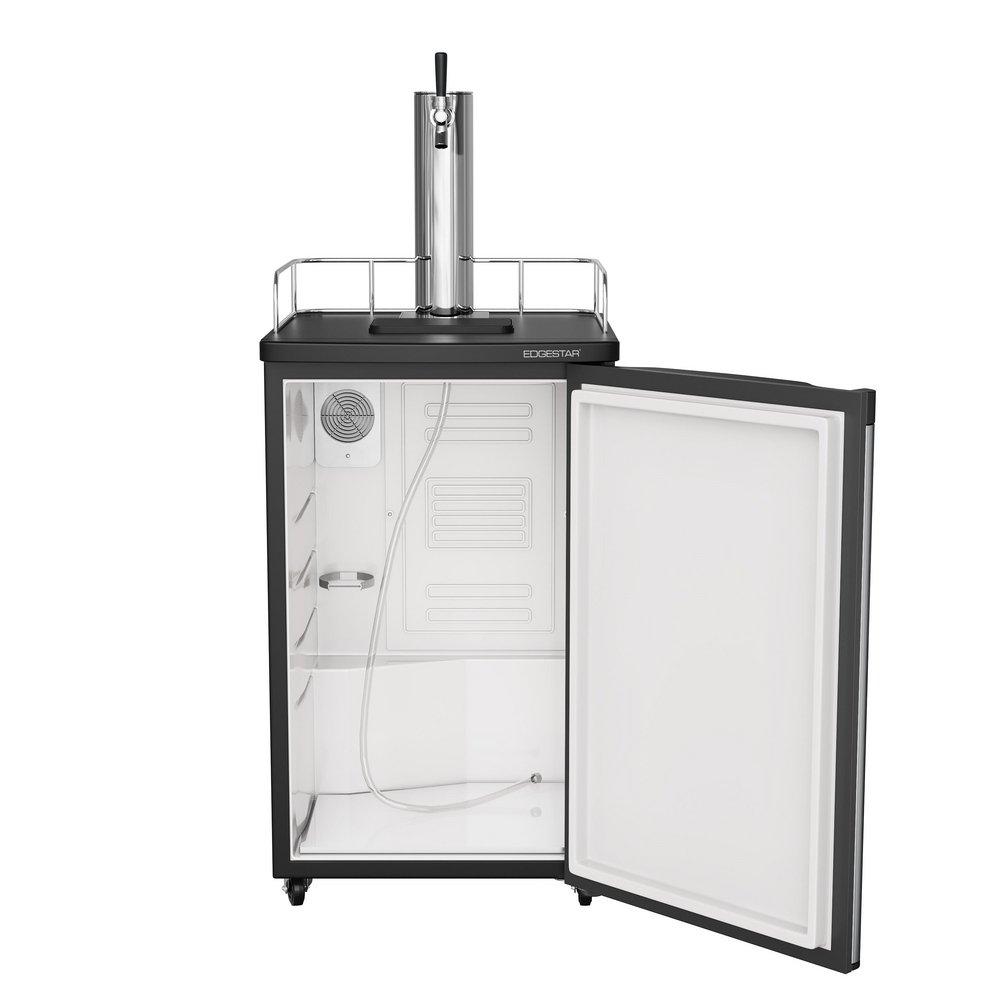 Edgestar Stainless Steel 20-3/16 in. Single Tap Beer Dispenser 