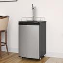 Edgestar Stainless Steel 20-3/16 in. Single Tap Beer Dispenser 